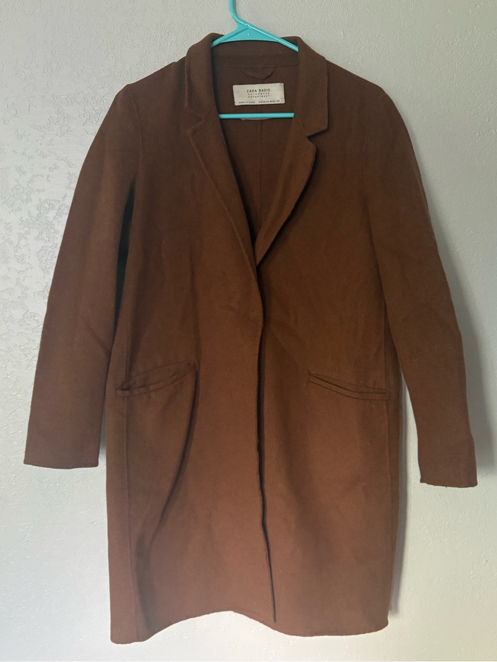 Zara basic brown jacket